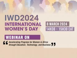 Inspire Inclusion: Accelerating Progress for Women in Africa through Education, Technology, and Business