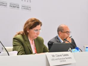 Statement by Mr. Claver Gatete at the FFD4 High-Level side event - Mobilizing finance for sustainable development