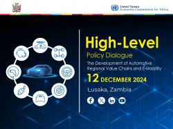 High-Level Policy Dialogue on the Development of E-Mobility and Automotive Regional Value Chains